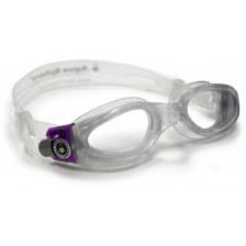 Aqua Sphere Kaiman zwembril dames transparante lens paars